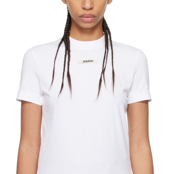 Jacquemus White Short Sleeve Tee - Picture 2 of 2